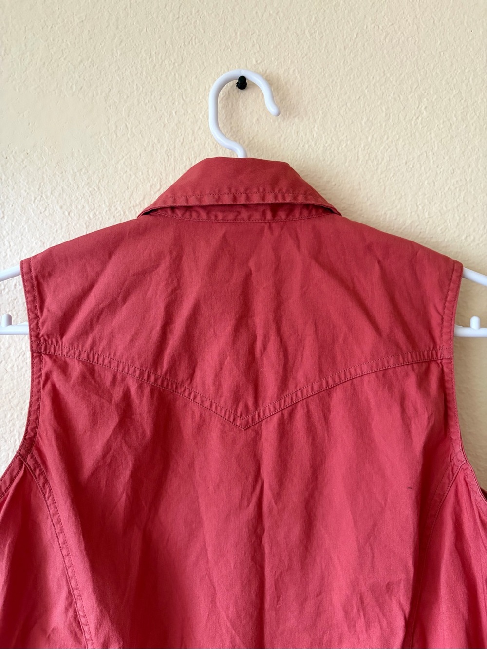 Carhartt Coral Snap Button Utility Vest Workwear Western Sleeveless Shirt Top - Picture 5 of 10